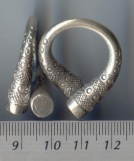 Thai Karen Hill Tribe Silver Circle Printed Ring RR100 