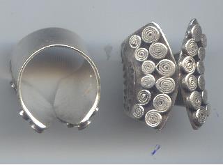 Thai Karen Hill Tribe Silver Ring RR195