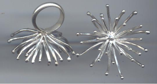 THAI KAREN HILL TRIBE SILVER RING RR236