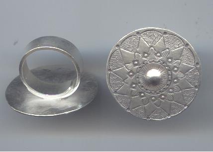 Thai Karen Hill Tribe Silver Ring RR249