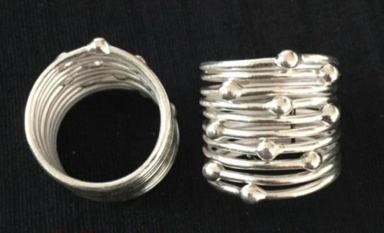 Thai Karen Hill Tribe Silver Ring RR356