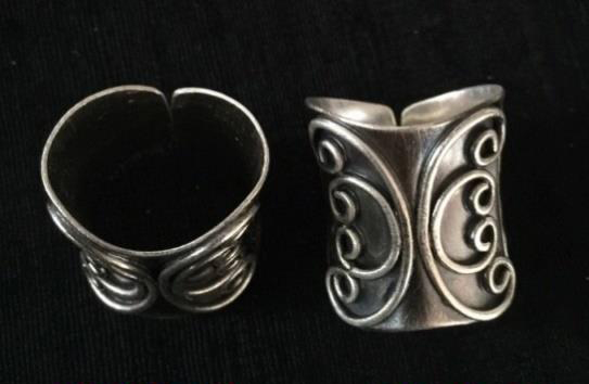 Thai Karen Hill Tribe Silver Ring RR372