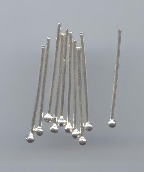 THAI KAREN HILL TRIBE TOGGLES AND FINDINGS SILVER HEAD PIN TG106 
