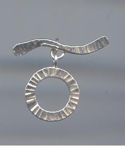 THAI KAREN HILL TRIBE TOGGLES AND FINDINGS SILVER TG122 