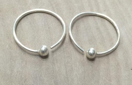 THAI KAREN HILL TRIBE TOGGLES AND FINDINGS SILVER TG167 
