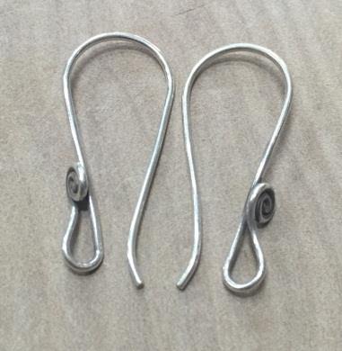 THAI KAREN HILL TRIBE TOGGLES AND FINDINGS SILVER TG172 