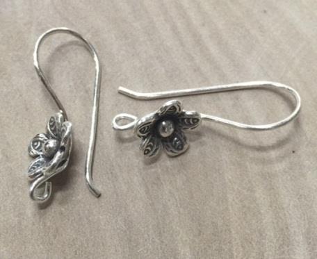 THAI KAREN HILL TRIBE TOGGLES AND FINDINGS SILVER TG182 